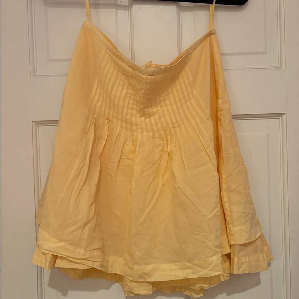Joie Yellow Skirt Y2K Vintage